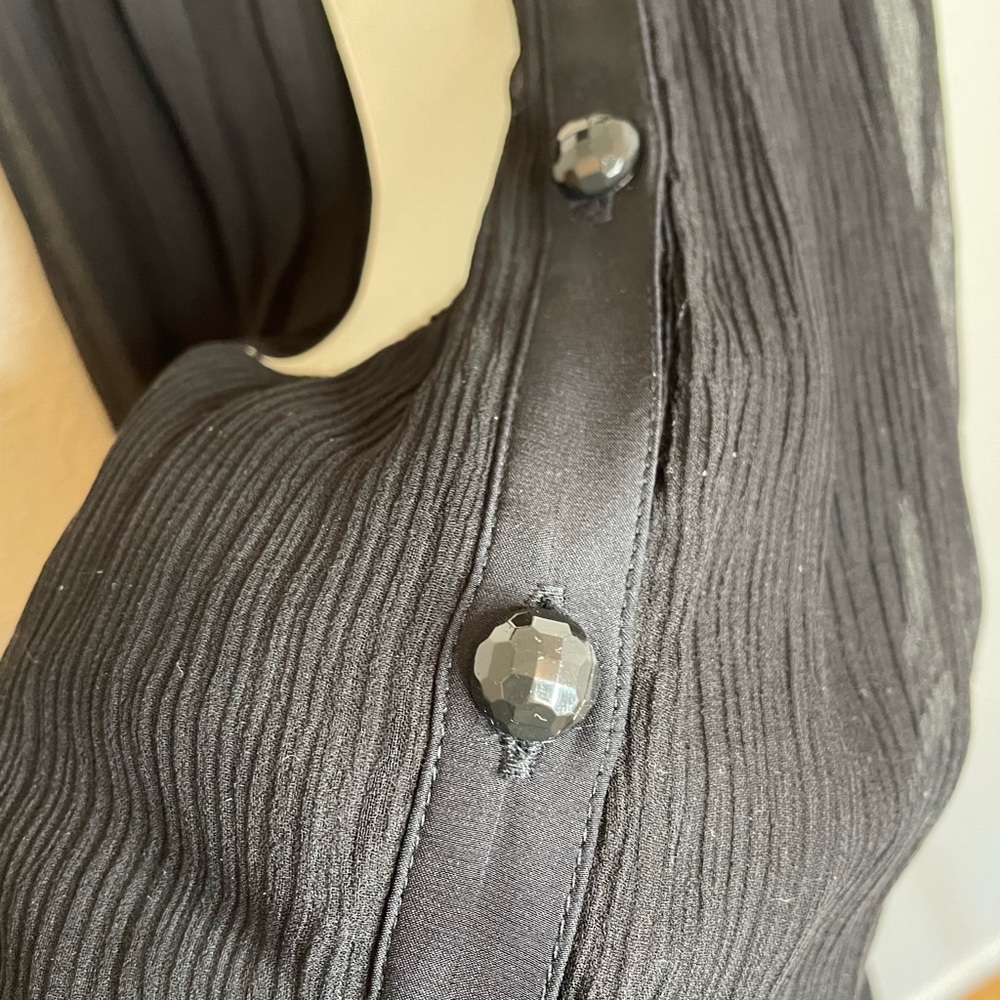 Vintage Kay Unger Black Cocktail Dress Size 2 - Picture 9 of 11